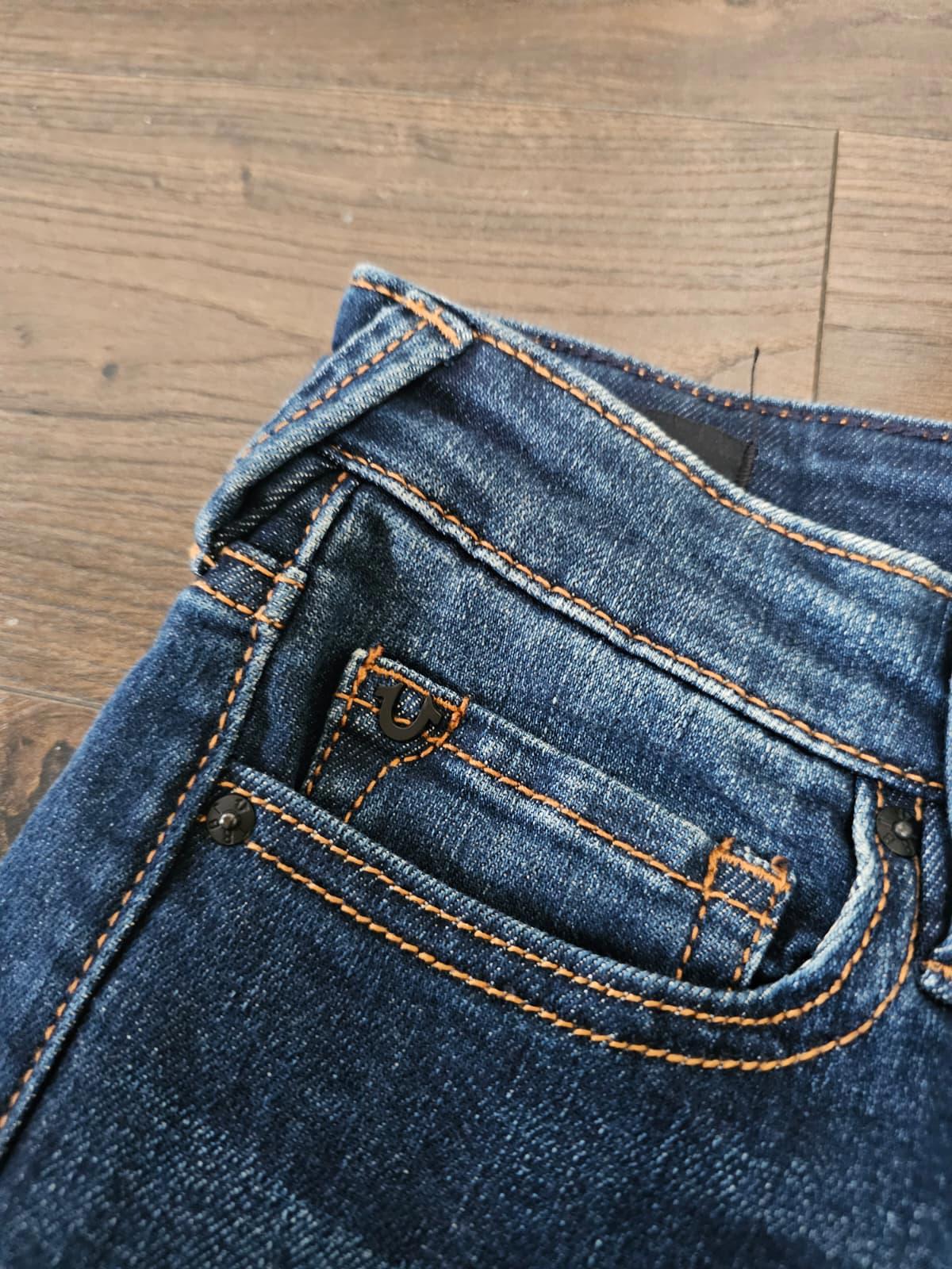 True Religion Women Blue High Rise Super Skinny Zip Fly Jeans - W28/L29 - NWT