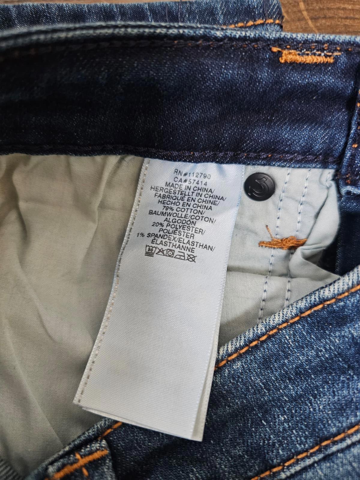 True Religion Women Blue High Rise Super Skinny Zip Fly Jeans - W28/L29 - NWT