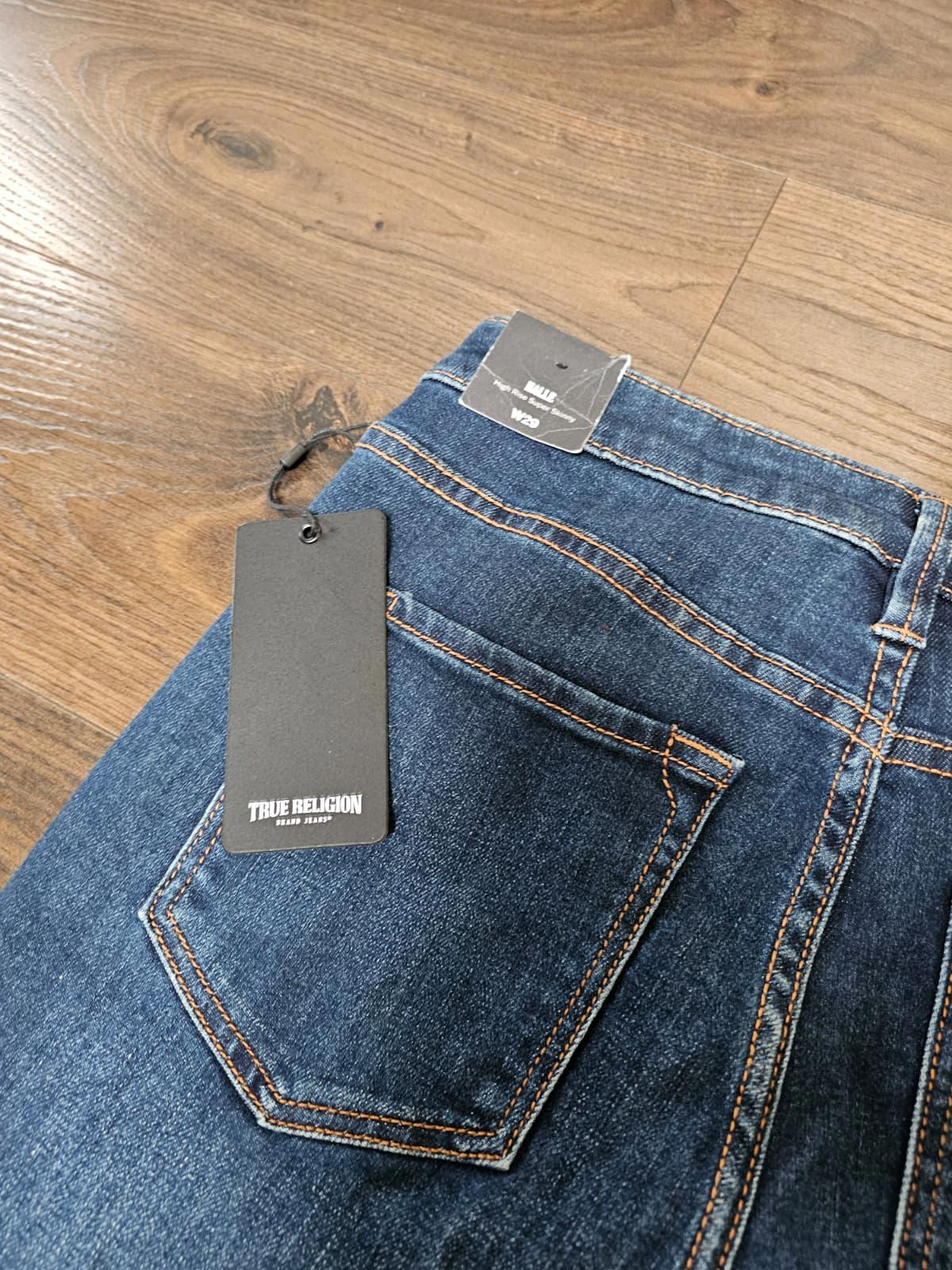 True Religion Women Blue High Rise Super Skinny Zip Fly Jeans - W29/L29 - NWT