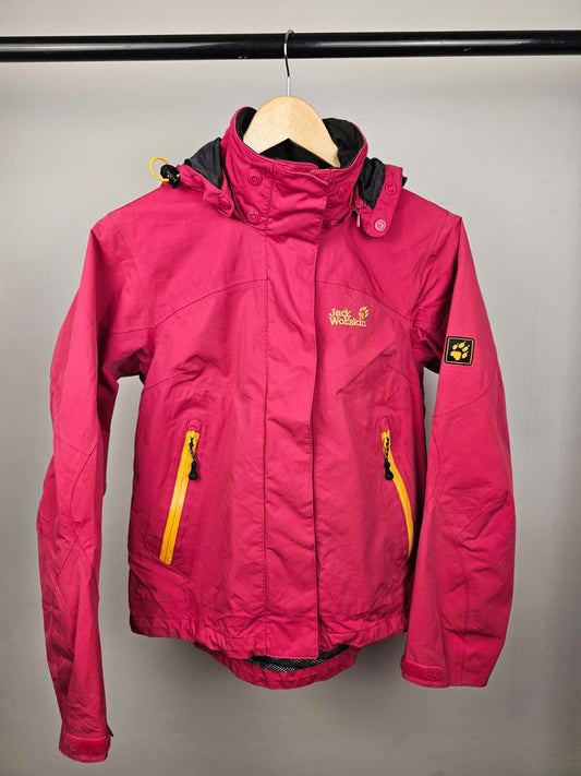 Jack Wolfskin Texapore 4x4 Womens Full Zip Hooded Jacket - UK 10 - Pink