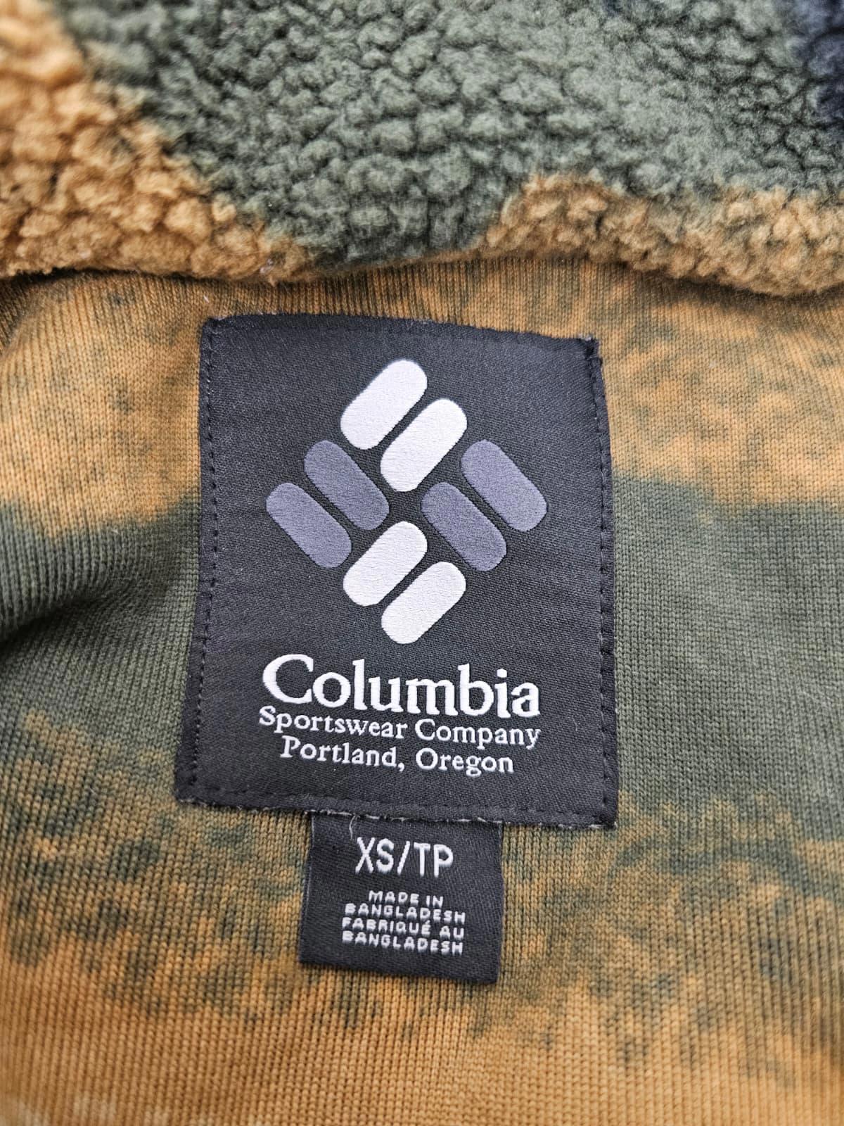 Columbia Pullover Snap Button Fleece Jumper - XS/Extra Small - Unisex