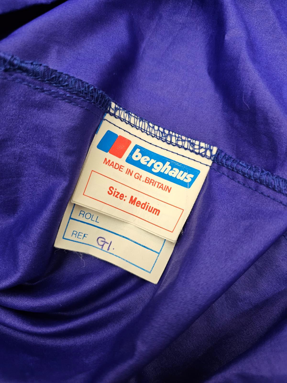 Berghaus Vintage Pullover 1/2 Zip Windbreaker Jacket - M/Medium - Blue/Green 90s