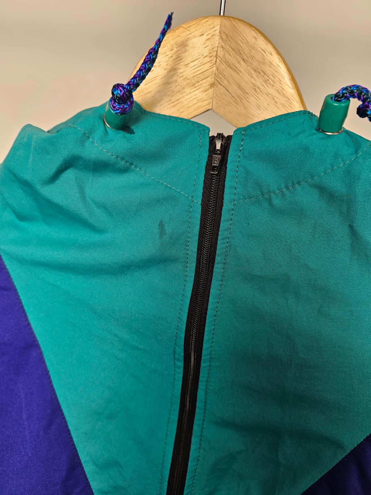 Berghaus Vintage Pullover 1/2 Zip Windbreaker Jacket - M/Medium - Blue/Green 90s