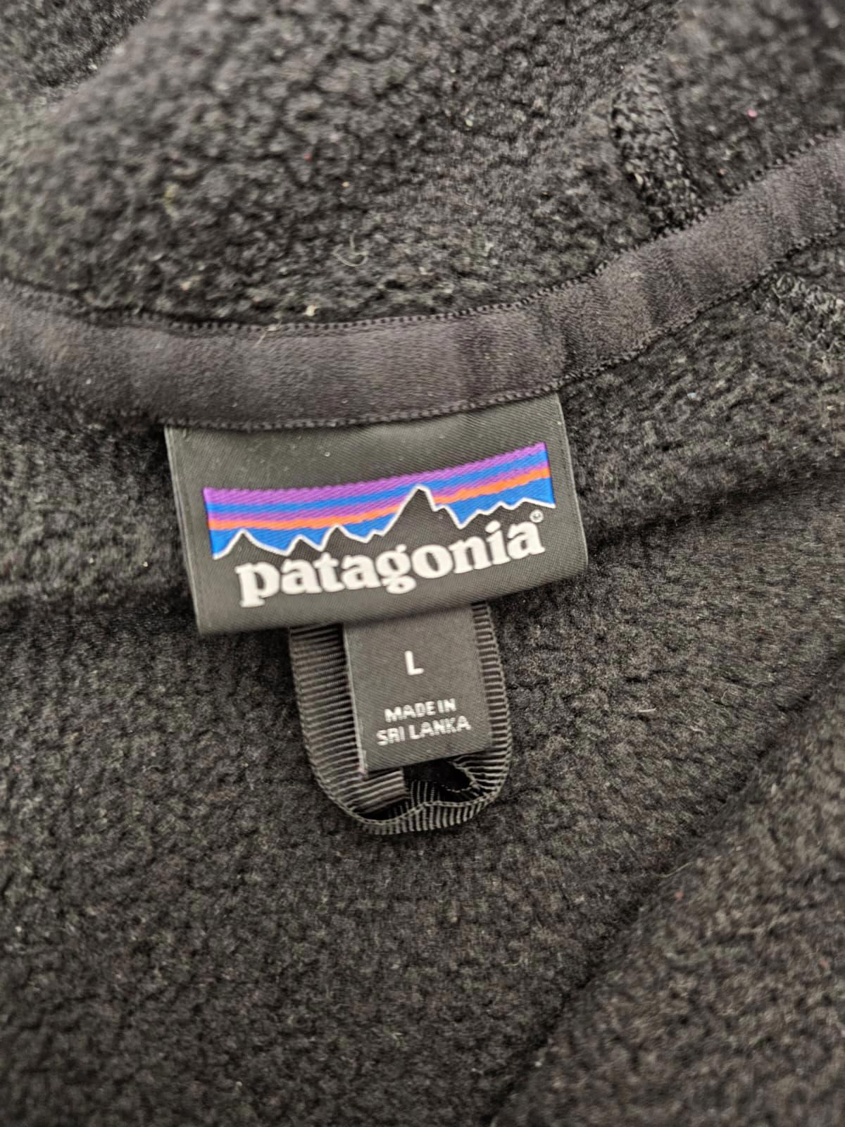 Patagonia Womens Full Zip Hooded Tight Knit Style Fleece Jacket - L/Large