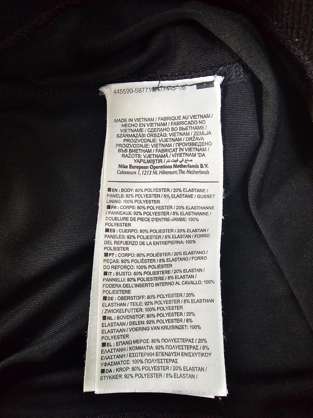 Nike Pro Womens 3/4 Activewear Sport/Casual Leggings - XS/Extra Small - 24/21