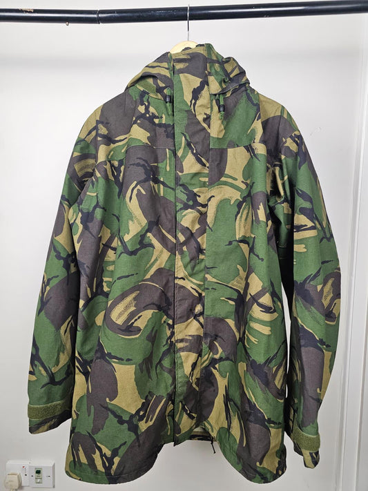 Army Issue DCTA Mens DPM Gore-Tex Full Zip Hooded Waterproof Jacket - L/XL