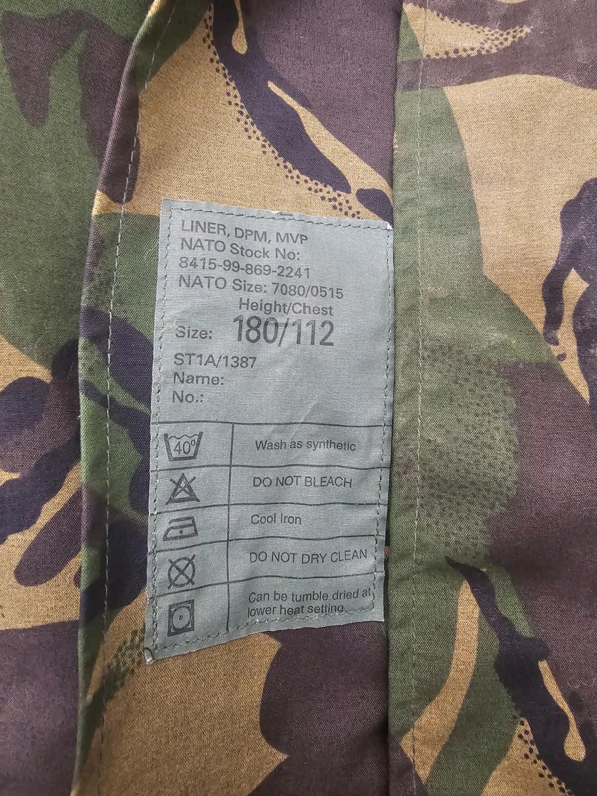 Army Issue DCTA Mens DPM Gore-Tex Full Zip Hooded Waterproof Jacket - L/XL