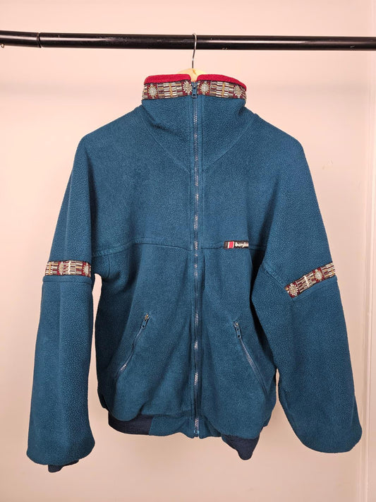 Berghaus Vintage XCT Mens/Unisex Full Zip Windstopper Fleece Jacket - M/Medium