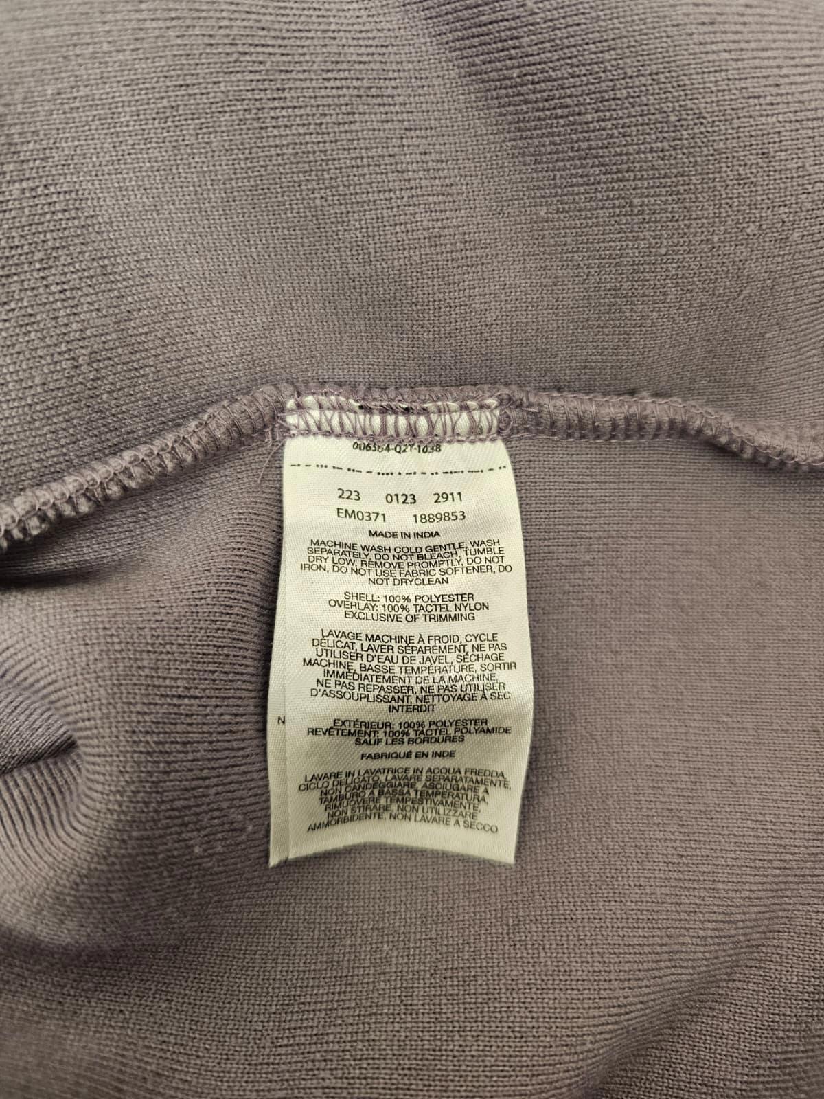 Columbia Mens Pullover Snap Button Fleece Jumper - M/Medium - Granite Purple