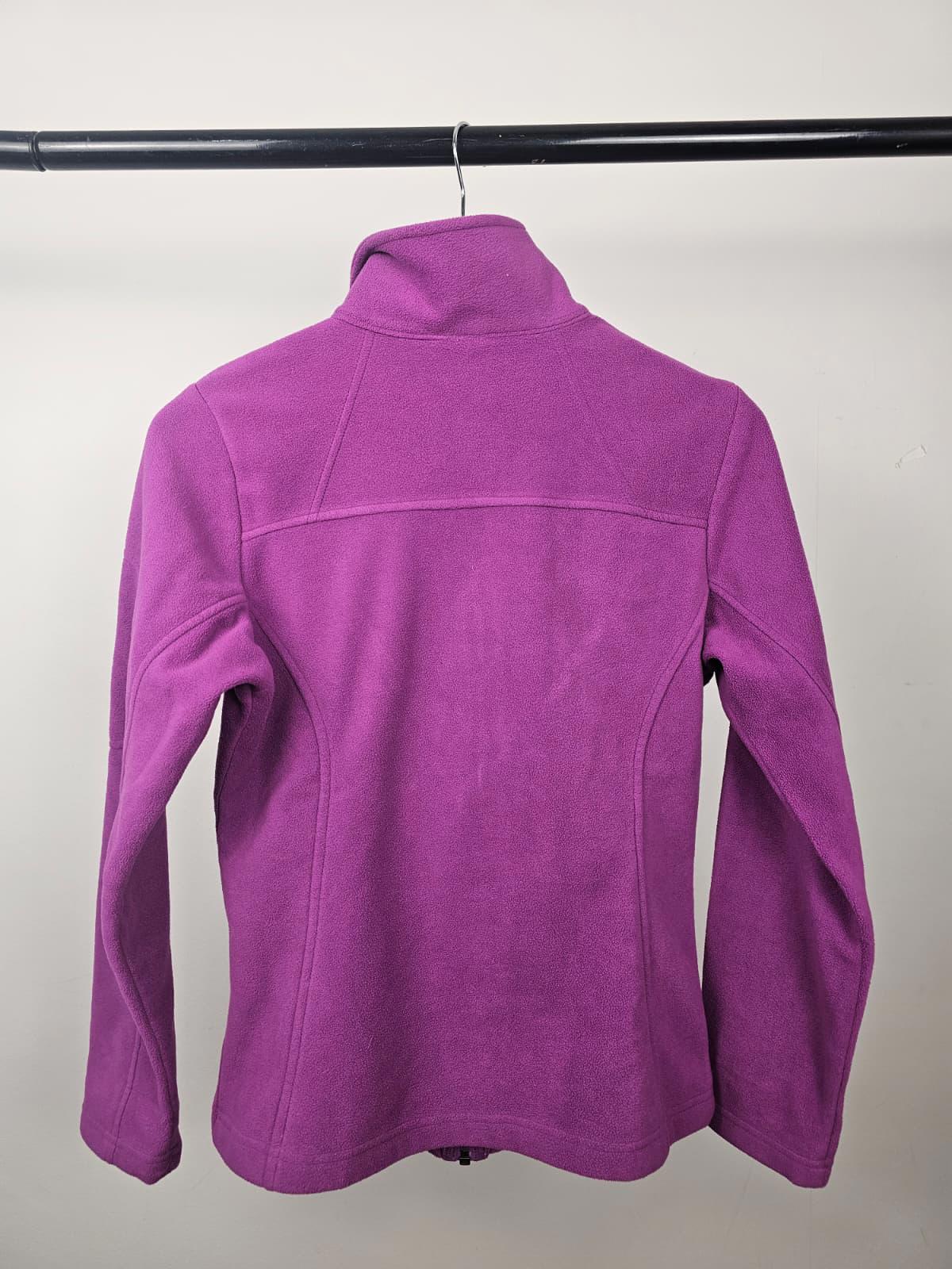 Columbia Womens Full Zip Casual/Mid Layer Fleece Jacket - XS/Extra Small -Purple