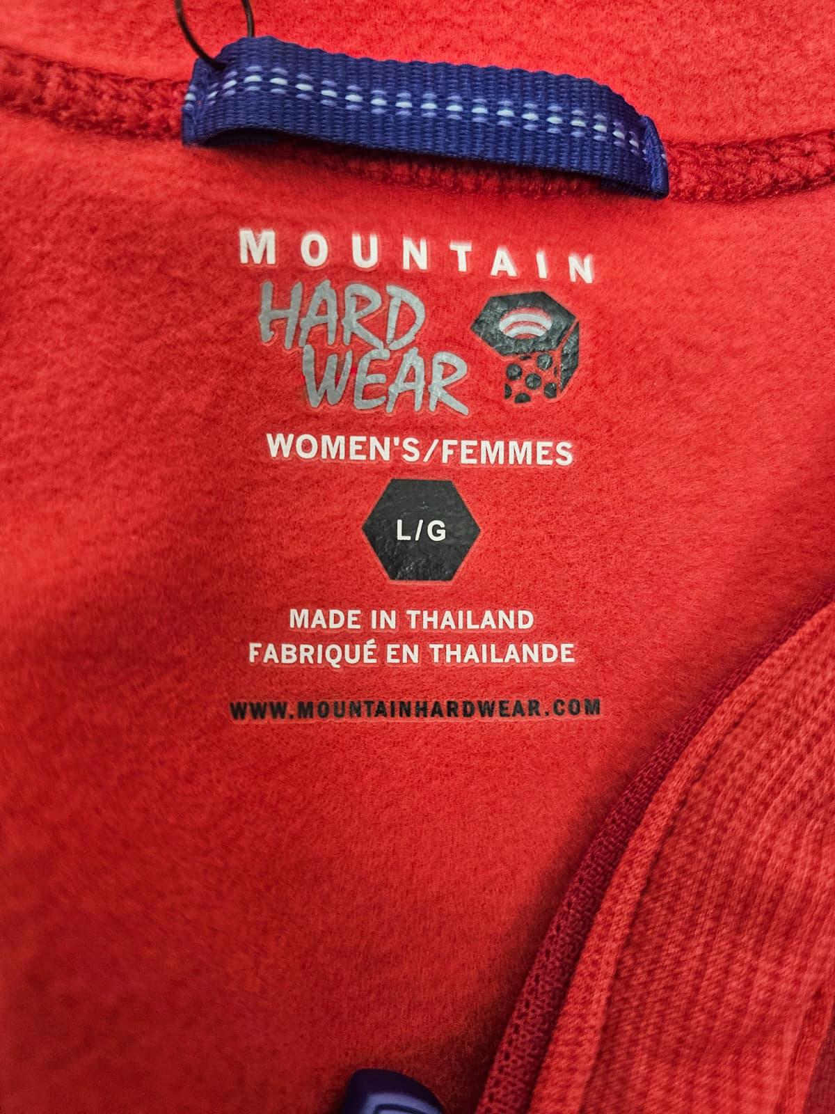 Mountain Hardwear Womens Technical Full Zip Hooded Fleece Jacket - L/Large