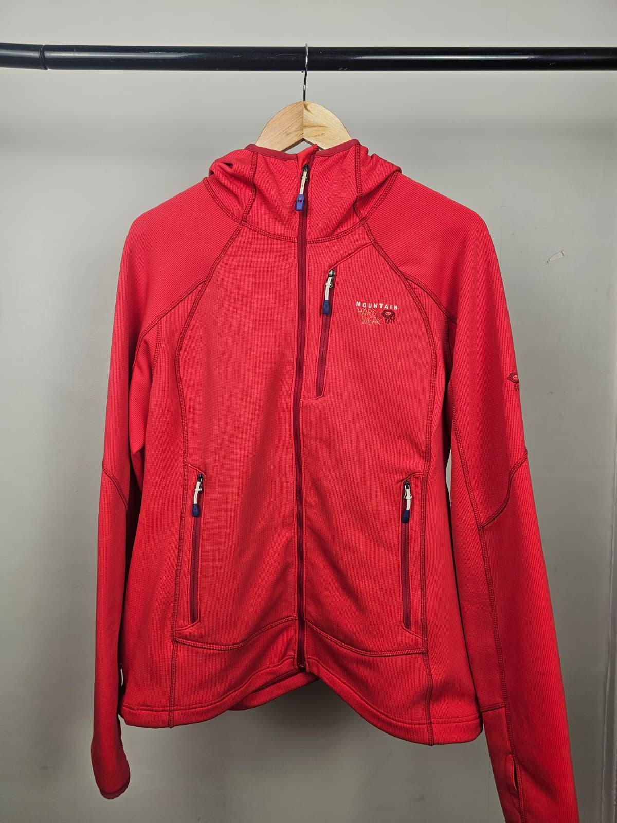 Mountain Hardwear Womens Technical Full Zip Hooded Fleece Jacket - L/Large