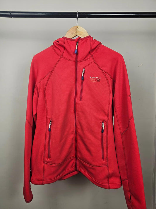 Mountain Hardwear Womens Technical Full Zip Hooded Fleece Jacket - L/Large