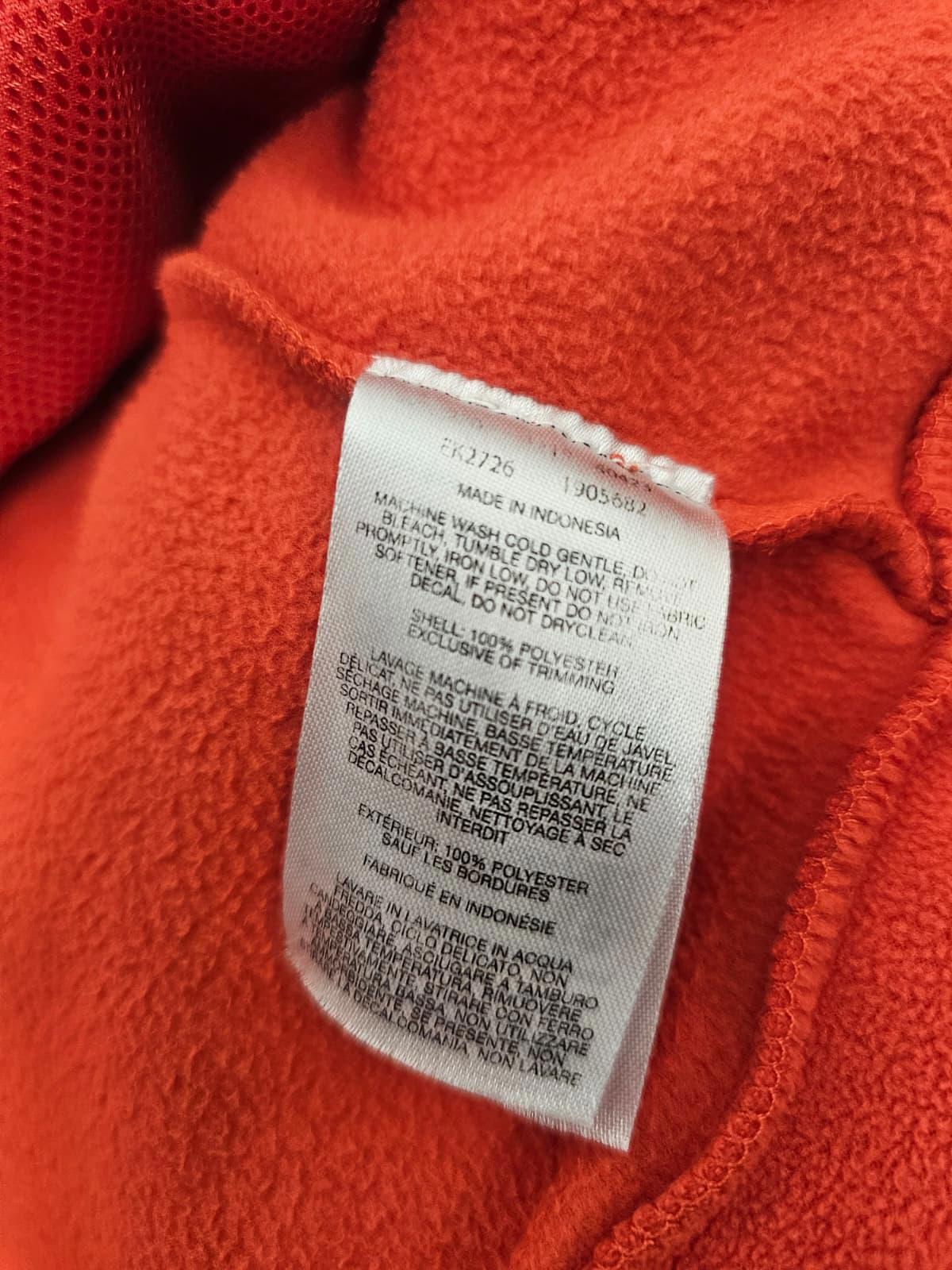 Columbia Womens Pullover Hoodie Fleece Jumper - XL/Extra Large - Orange