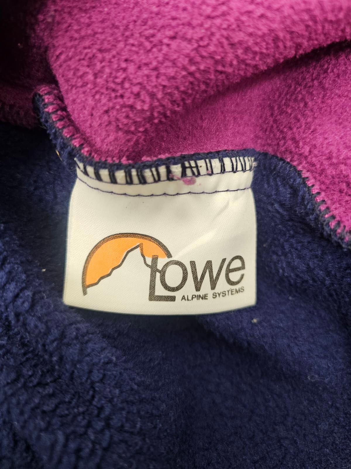 Lowe Alpine Vintage 90s Pullover 3/4 Zip Smock Style Fleece Jumper - M/Medium