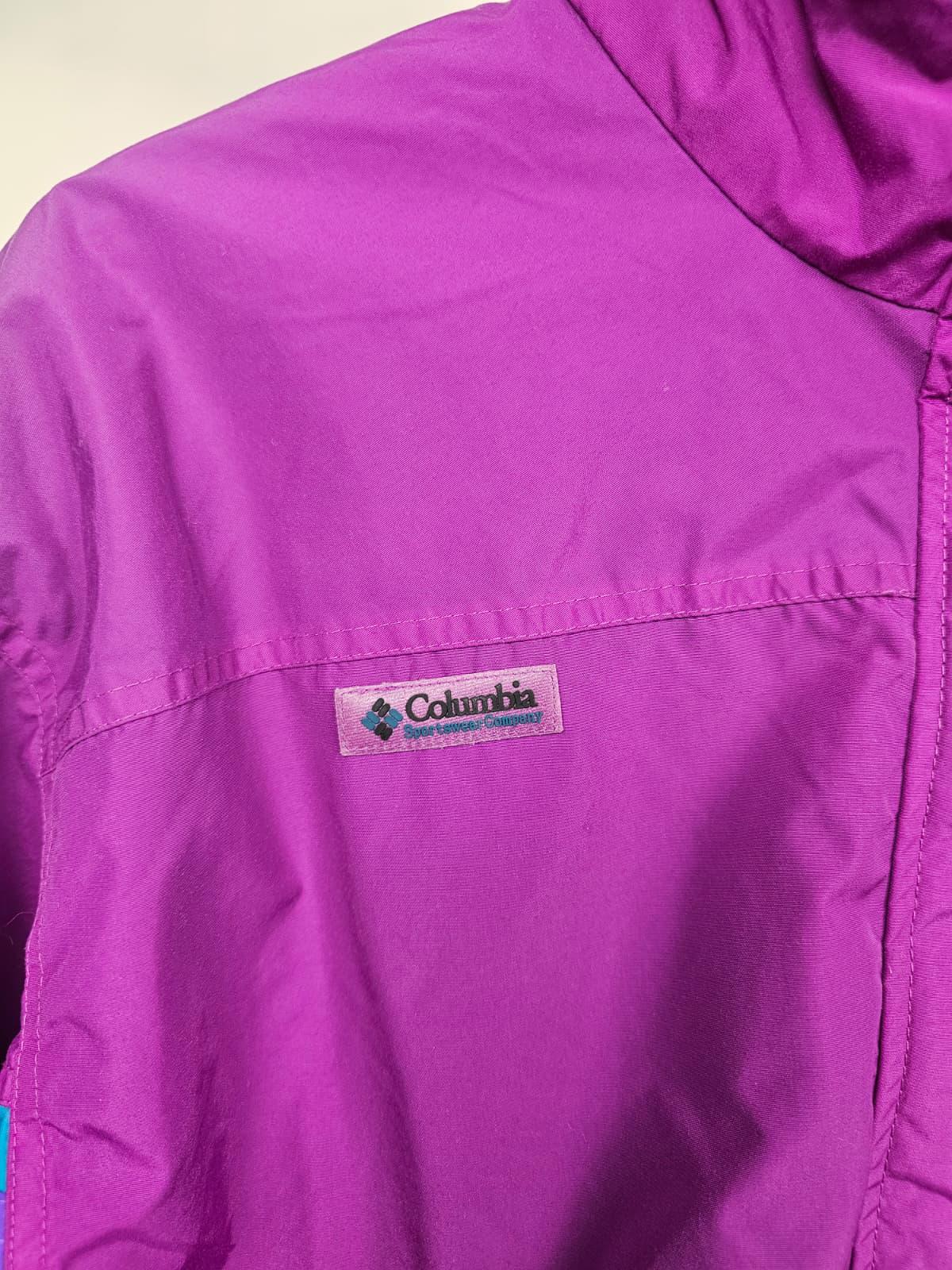 Columbia Vintage Womens Full Zip Wind Breaker/Water Resistant Jacket - M/Medium