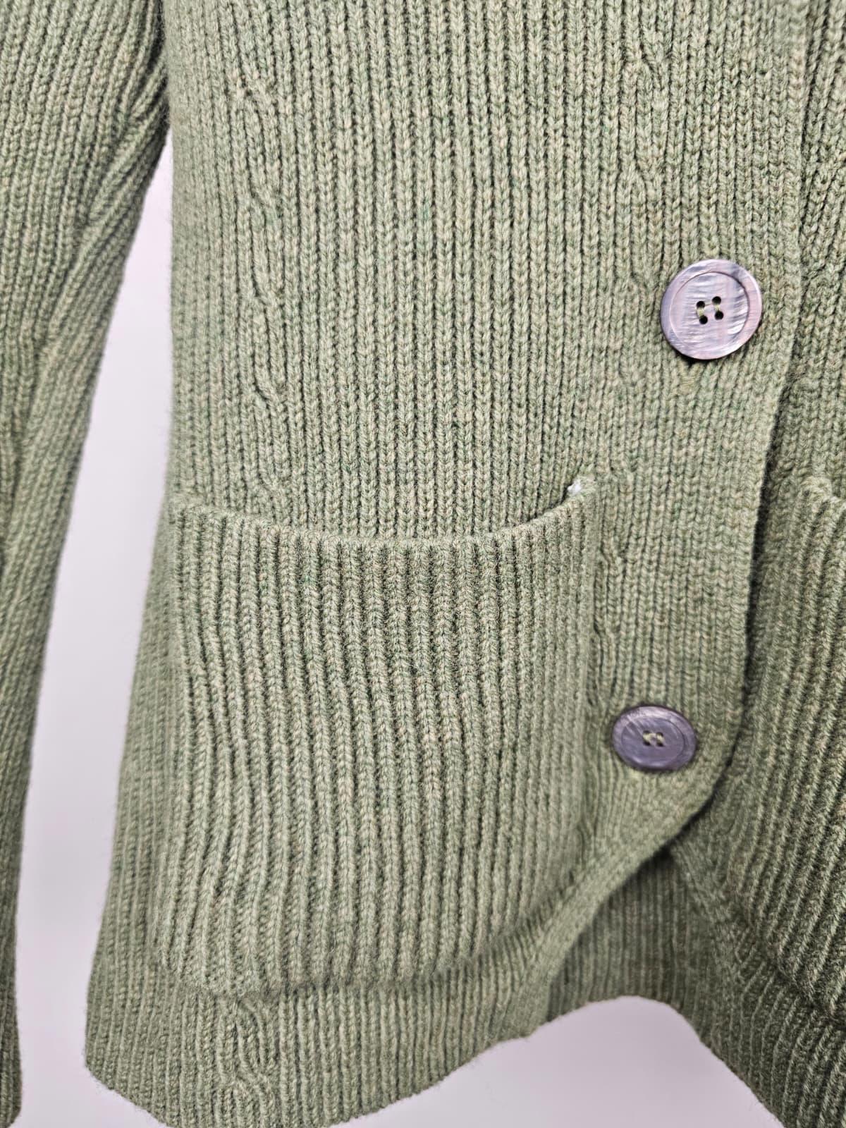 Woolovers Womens Button Up Cardigan - M/Medium - 100% Wool