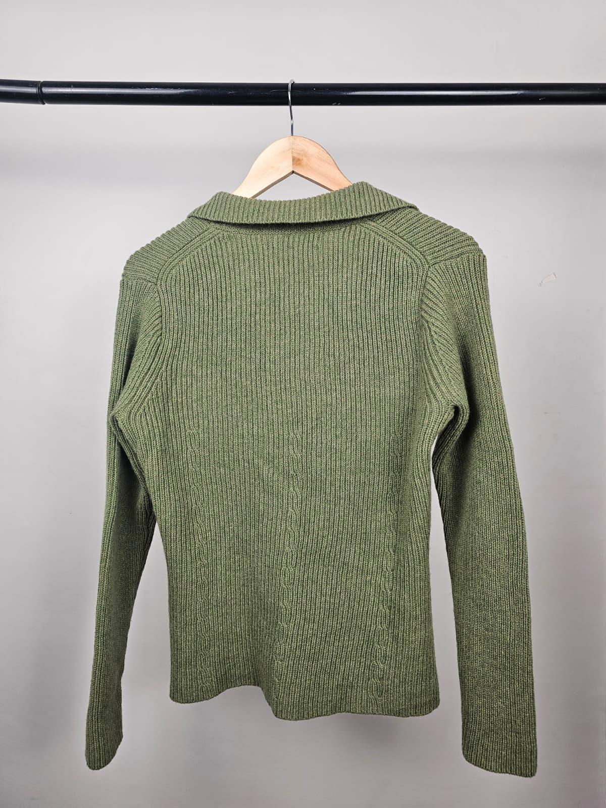 Woolovers Womens Button Up Cardigan - M/Medium - 100% Wool