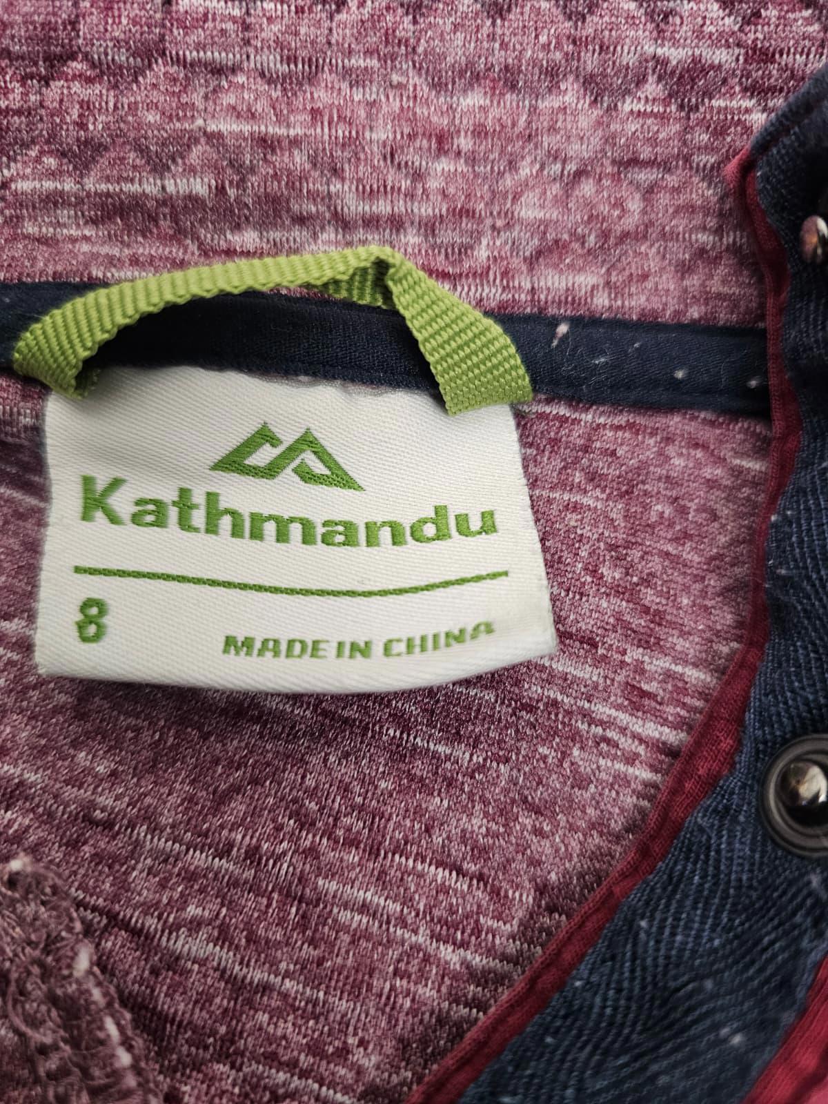 Kathmandu Womens Snap Button Pullover Mid Layer Fleece Jumper - S/Small