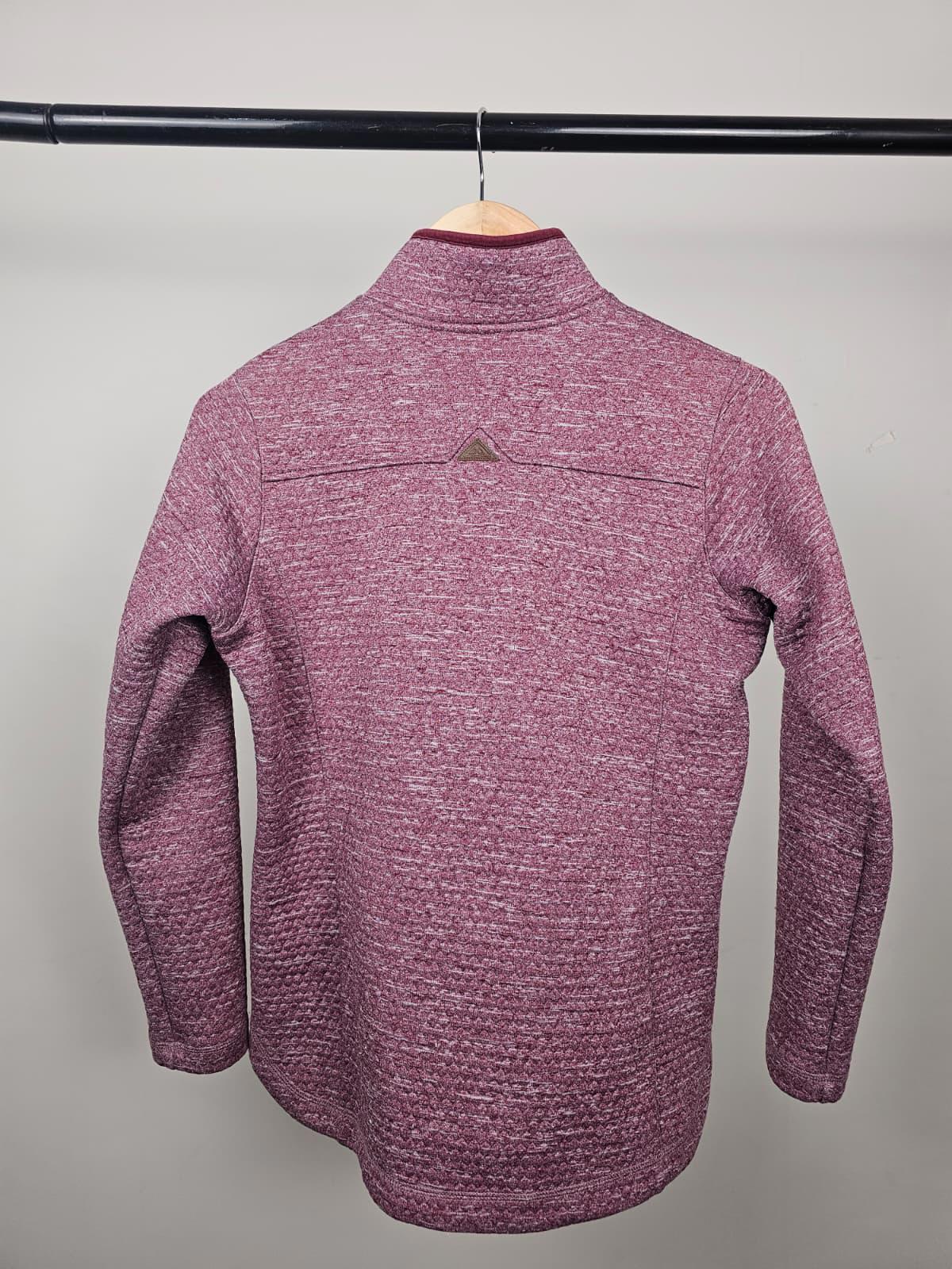Kathmandu Womens Snap Button Pullover Mid Layer Fleece Jumper - S/Small