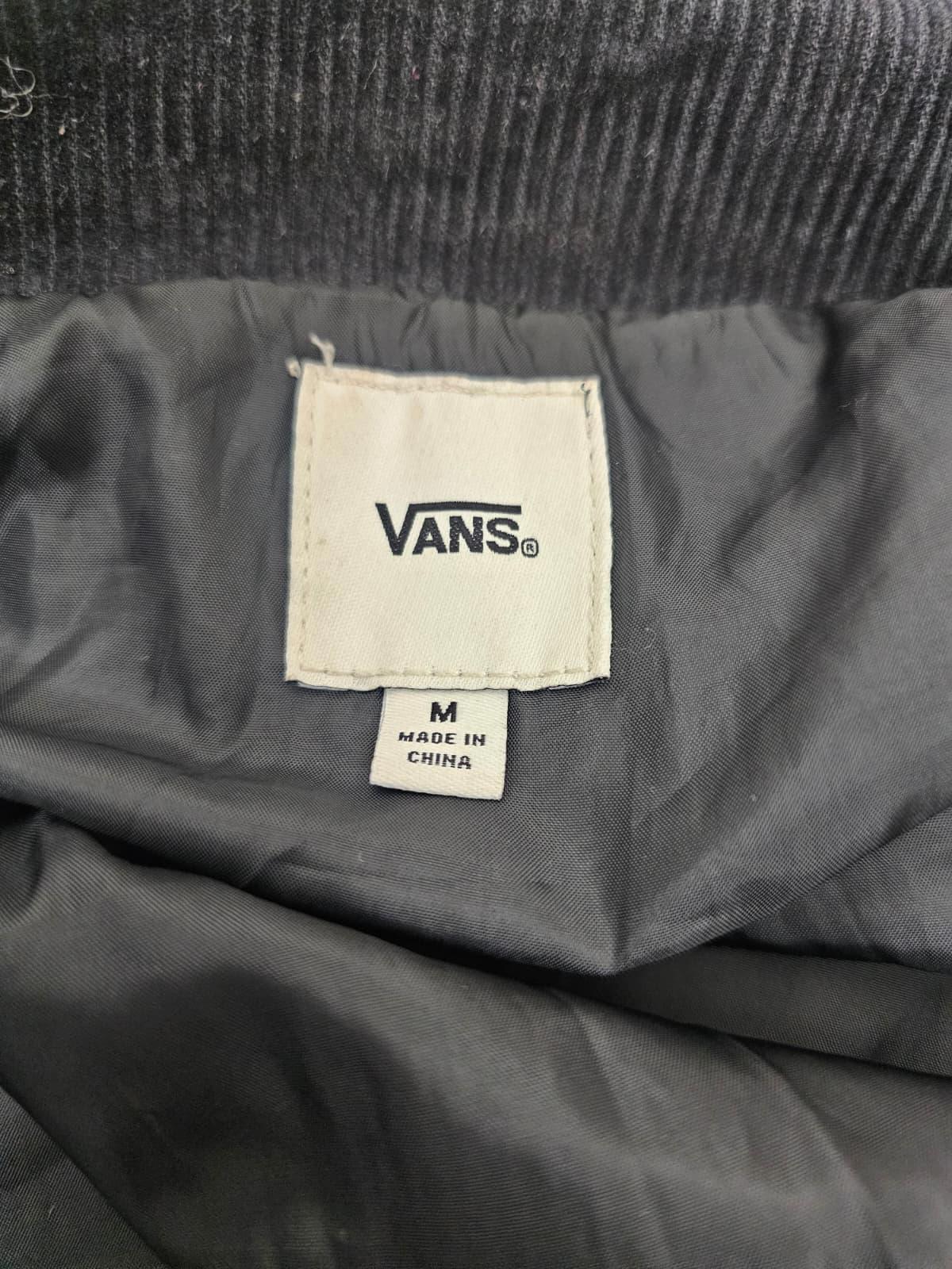 VANS Womens Button Up Chore Style Summit Corduroy Jacket - M/Medium - Black