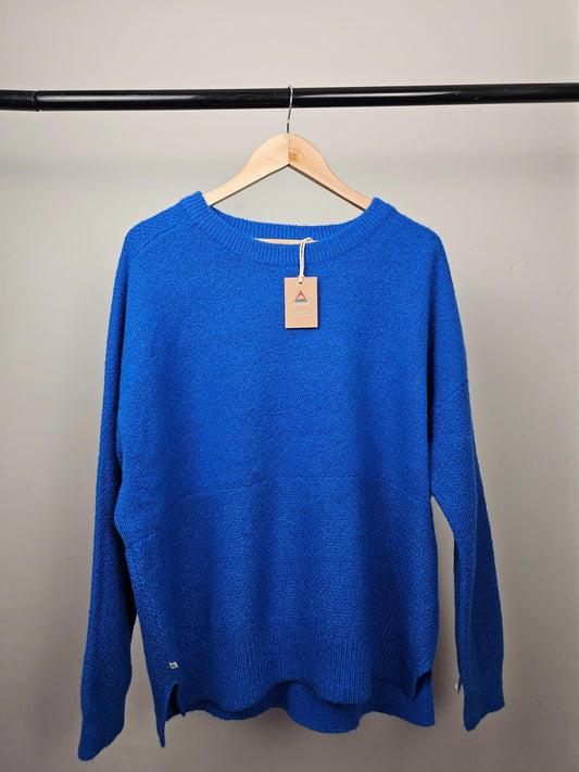 Passenger Womens Blue Pullover Knitted Style Sweater/Jumper - XL - Blue