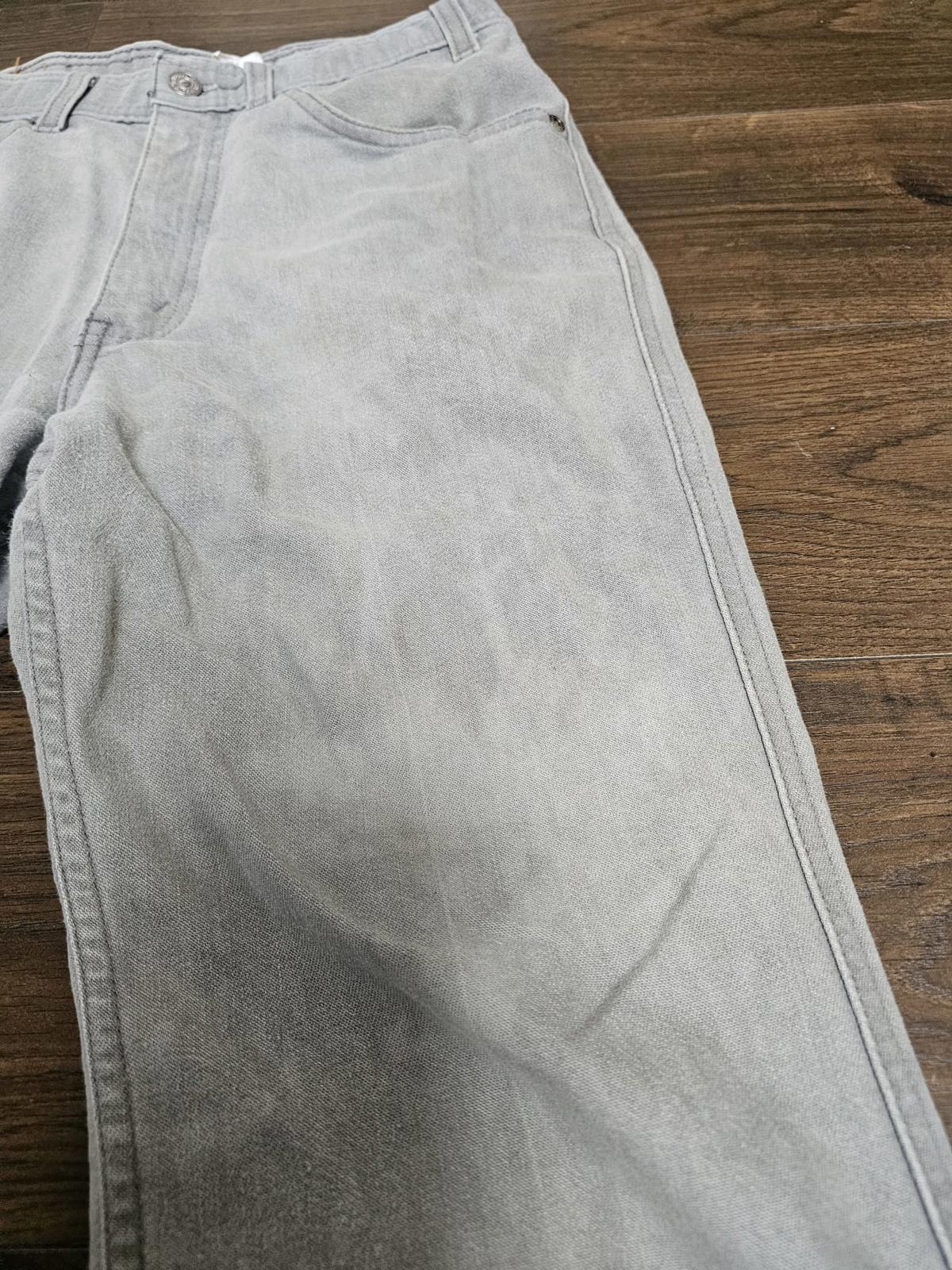Levi's Mens Y2K Grey Jeans Straight Leg Fit - W31/31L Denim Trousers Bottoms