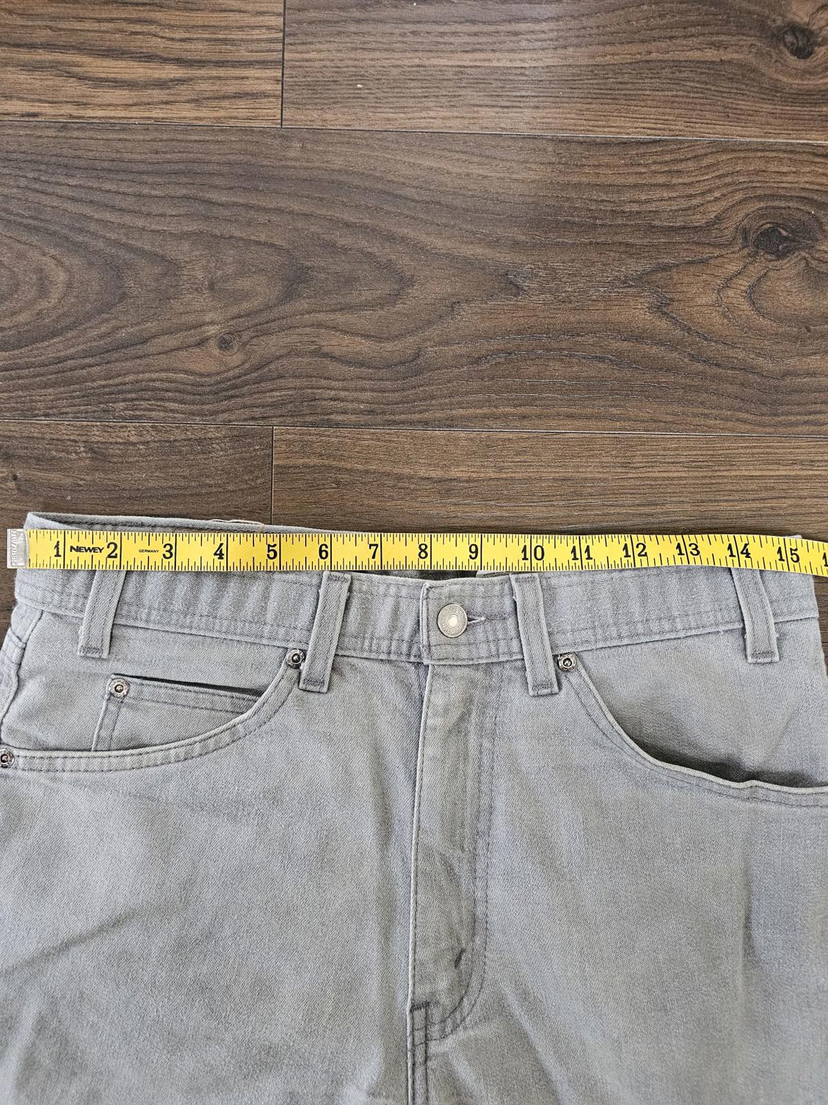 Levi's Mens Y2K Grey Jeans Straight Leg Fit - W31/31L Denim Trousers Bottoms
