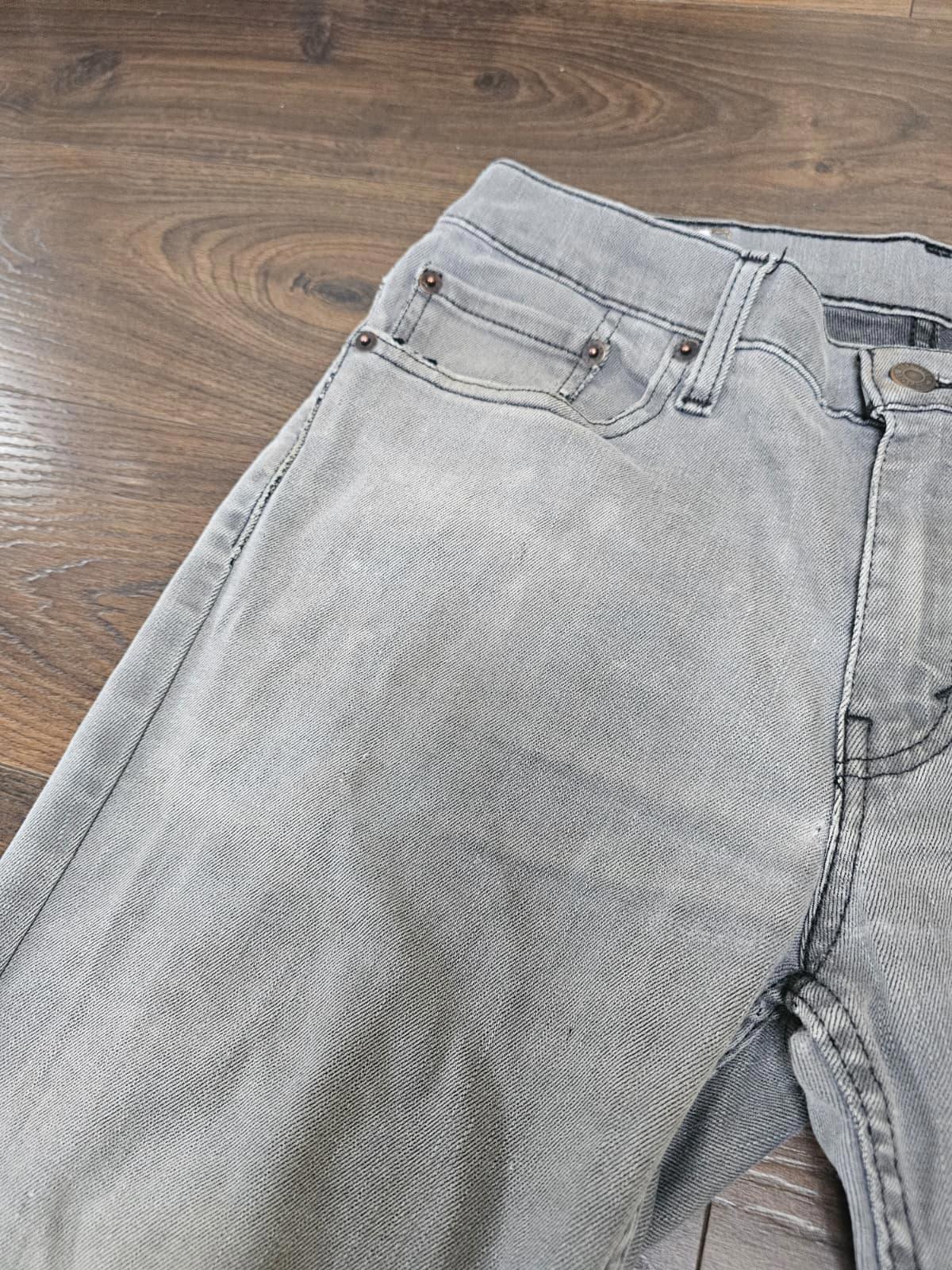 Levi's Mens Grey Jeans 511 Slim Fit - W32/28L Denim Trousers Bottoms