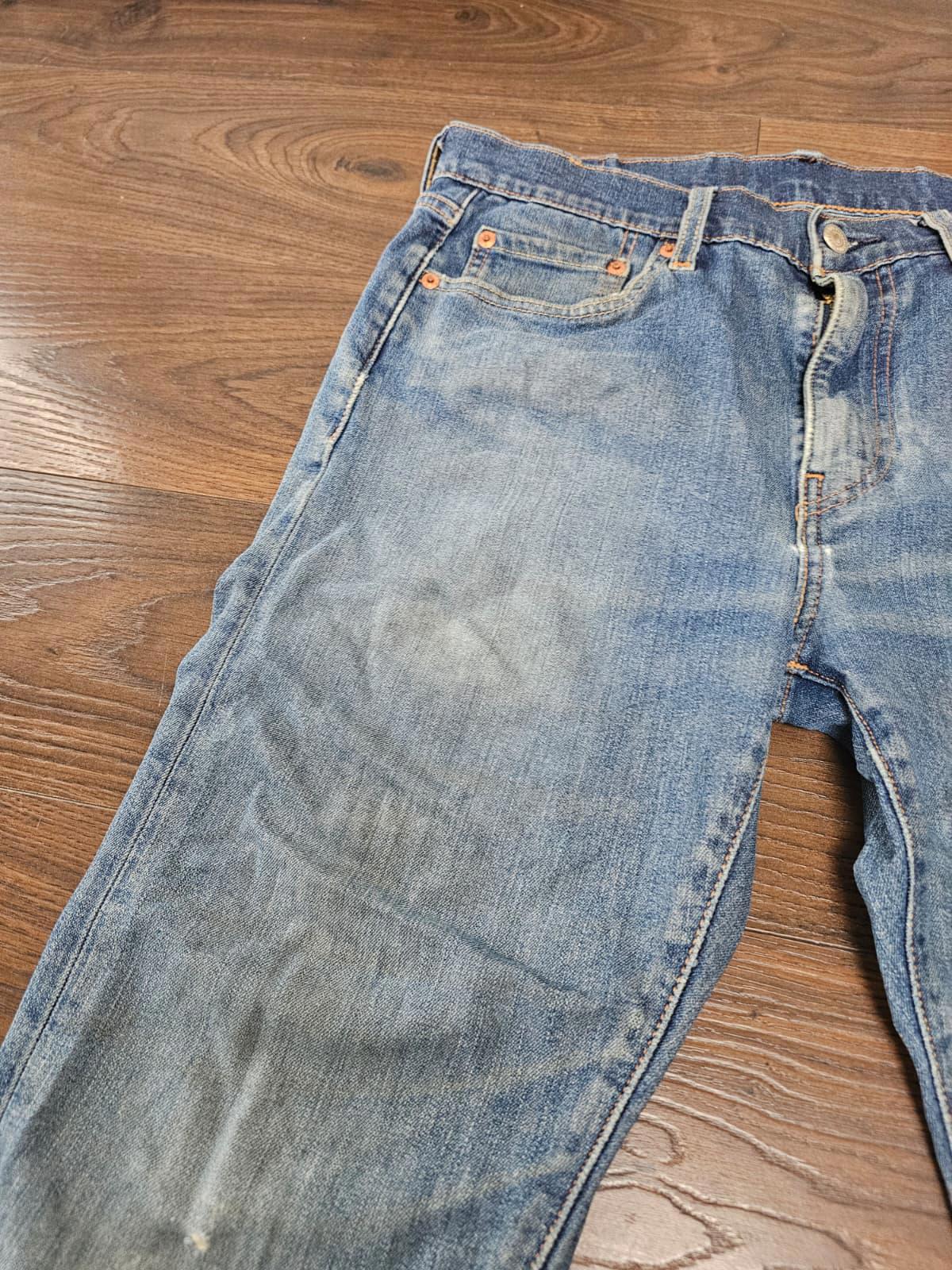 Levi's Mens Blue Ripped Jeans 510 Skinny Fit - W32/32L Denim Trousers Bottoms