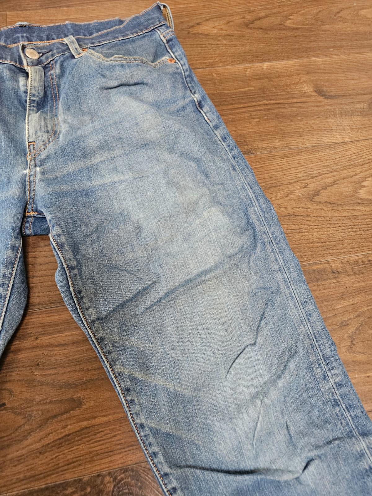 Levi's Mens Blue Ripped Jeans 510 Skinny Fit - W32/32L Denim Trousers Bottoms