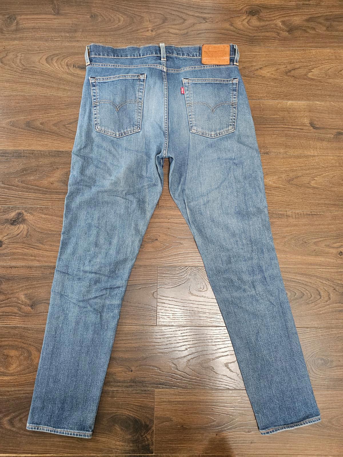 Levi's Mens Blue Ripped Jeans 510 Skinny Fit - W32/32L Denim Trousers Bottoms