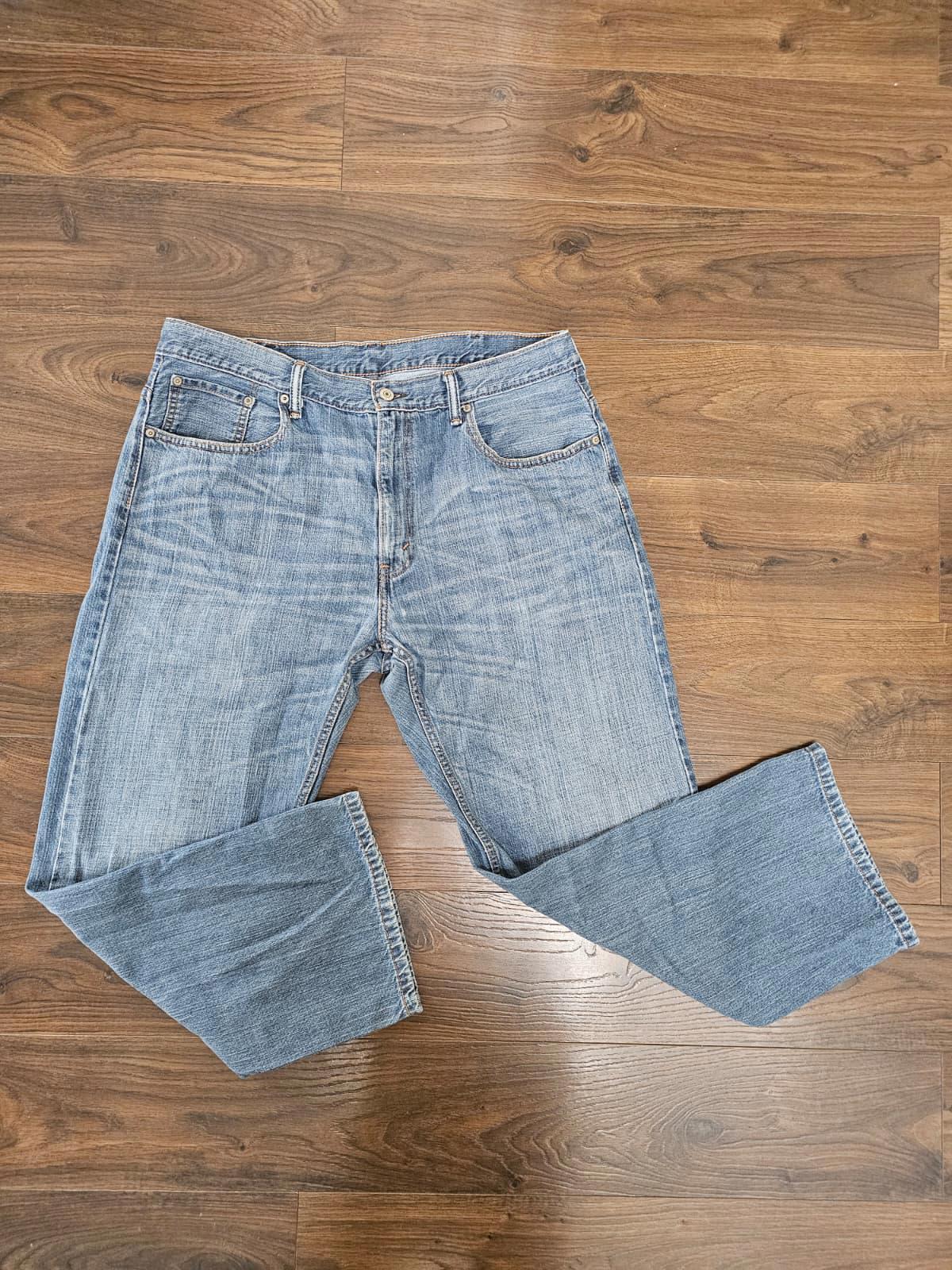 Levi's Mens Blue Jeans 569 Loose Straight Fit - W38/L29 Denim Trousers Bottoms