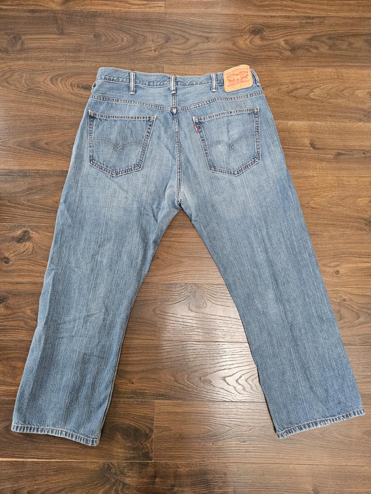 Levi's Mens Blue Jeans 569 Loose Straight Fit - W38/L29 Denim Trousers Bottoms