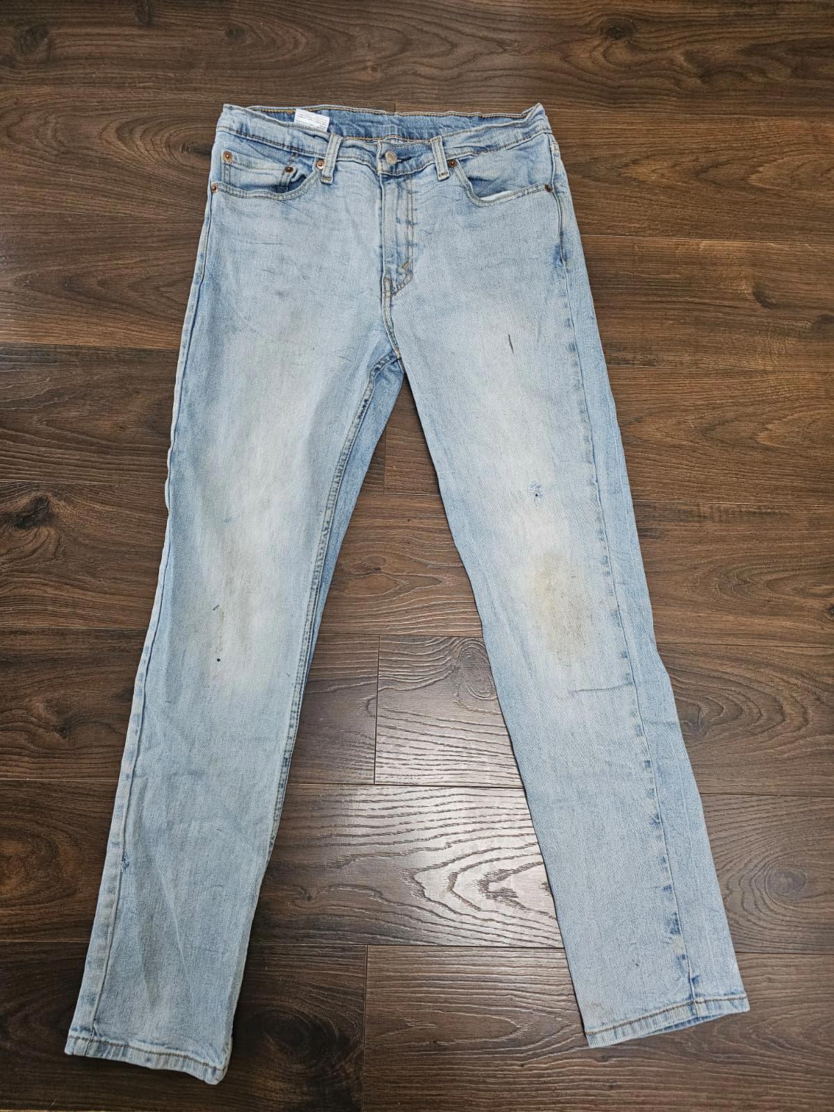 Levi's Mens Blue Jeans 511 Slim Fit - W32/31L Denim Workwear Grunge