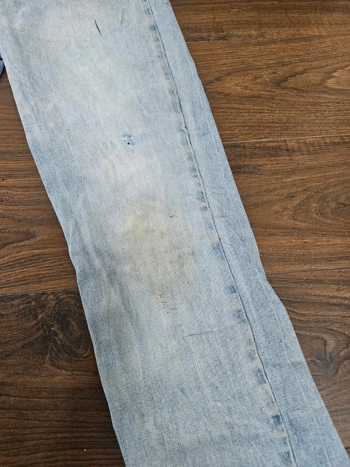 Levi's Mens Blue Jeans 511 Slim Fit - W32/31L Denim Workwear Grunge