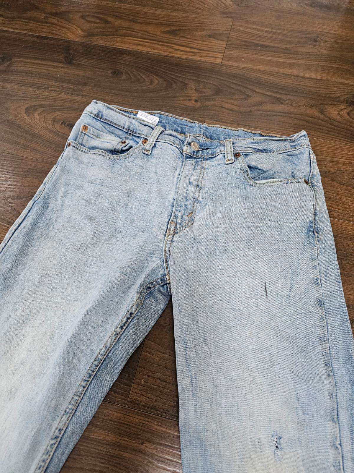 Levi's Mens Blue Jeans 511 Slim Fit - W32/31L Denim Workwear Grunge
