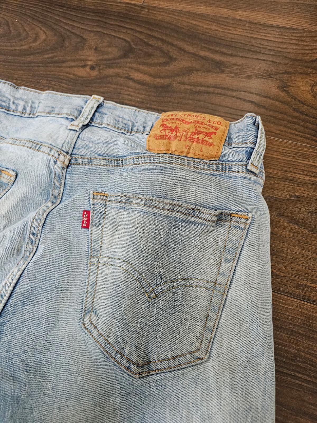Levi's Mens Blue Jeans 511 Slim Fit - W32/31L Denim Workwear Grunge
