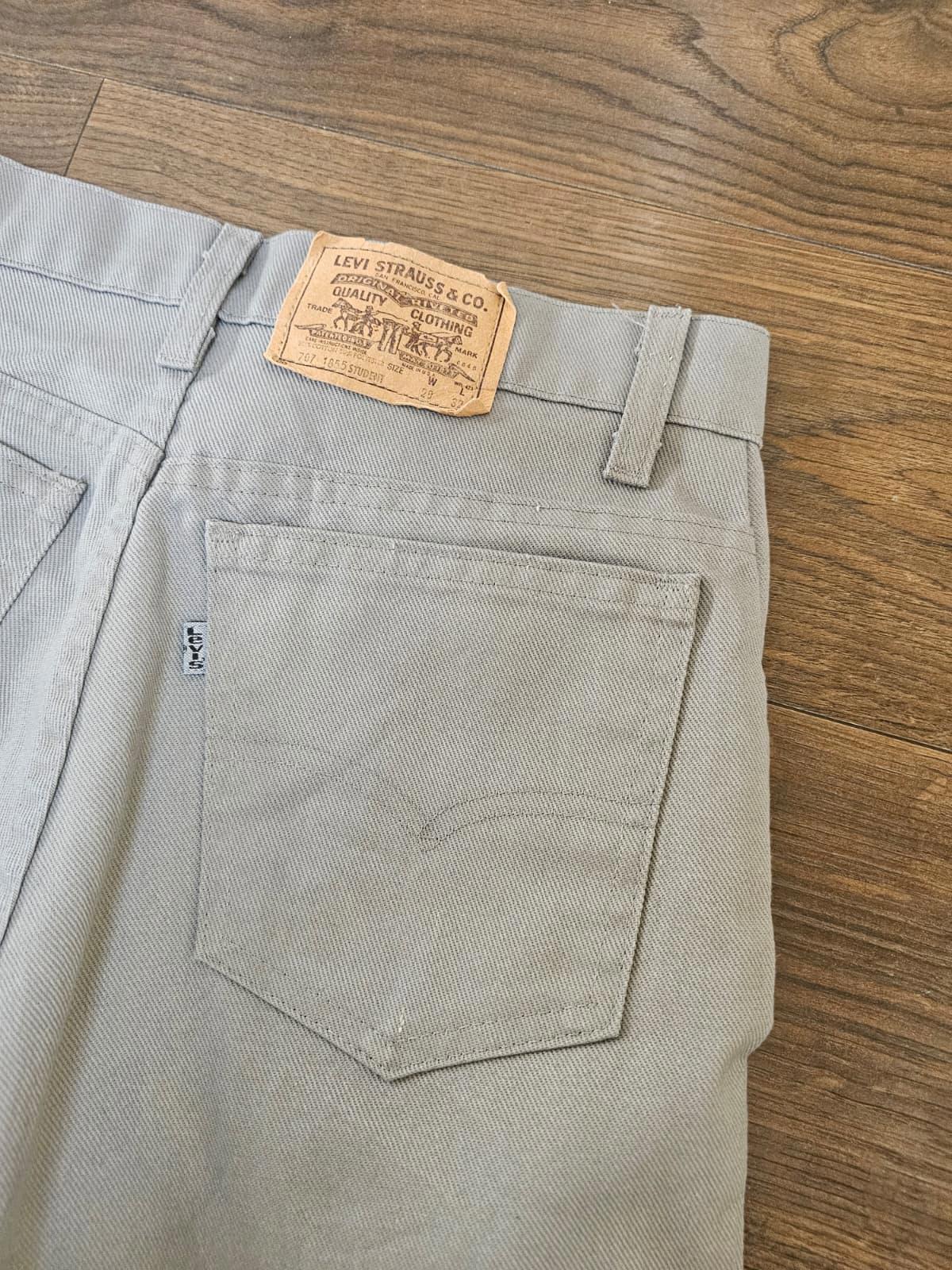 Levi's Vintage 90's Womens Grey Jeans Student Fit - W28/31L Denim Trousers Bottoms