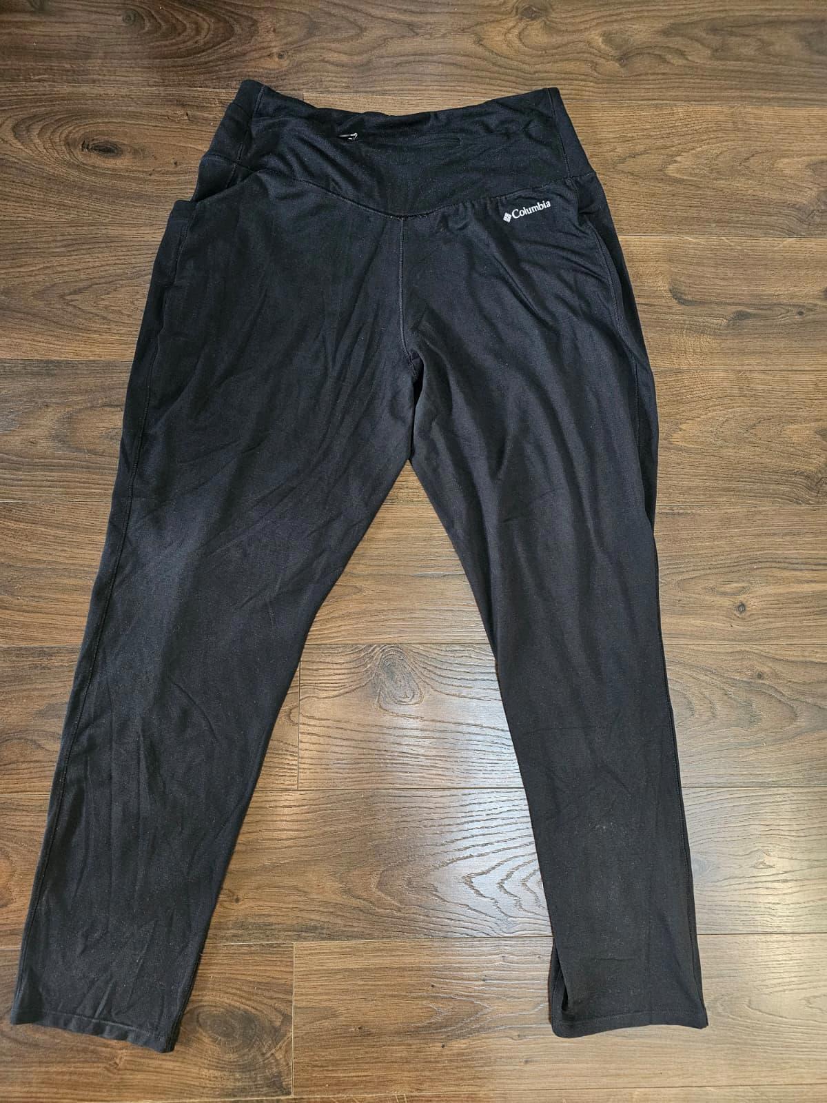 Columbia Womens Joggers Style Leggings - L/Large - W32/L30 - Black