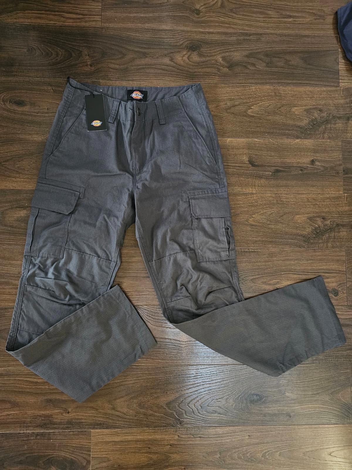 Dickies Mens Grey Cargo Pants/Trousers - W30/L32 - Dark Grey