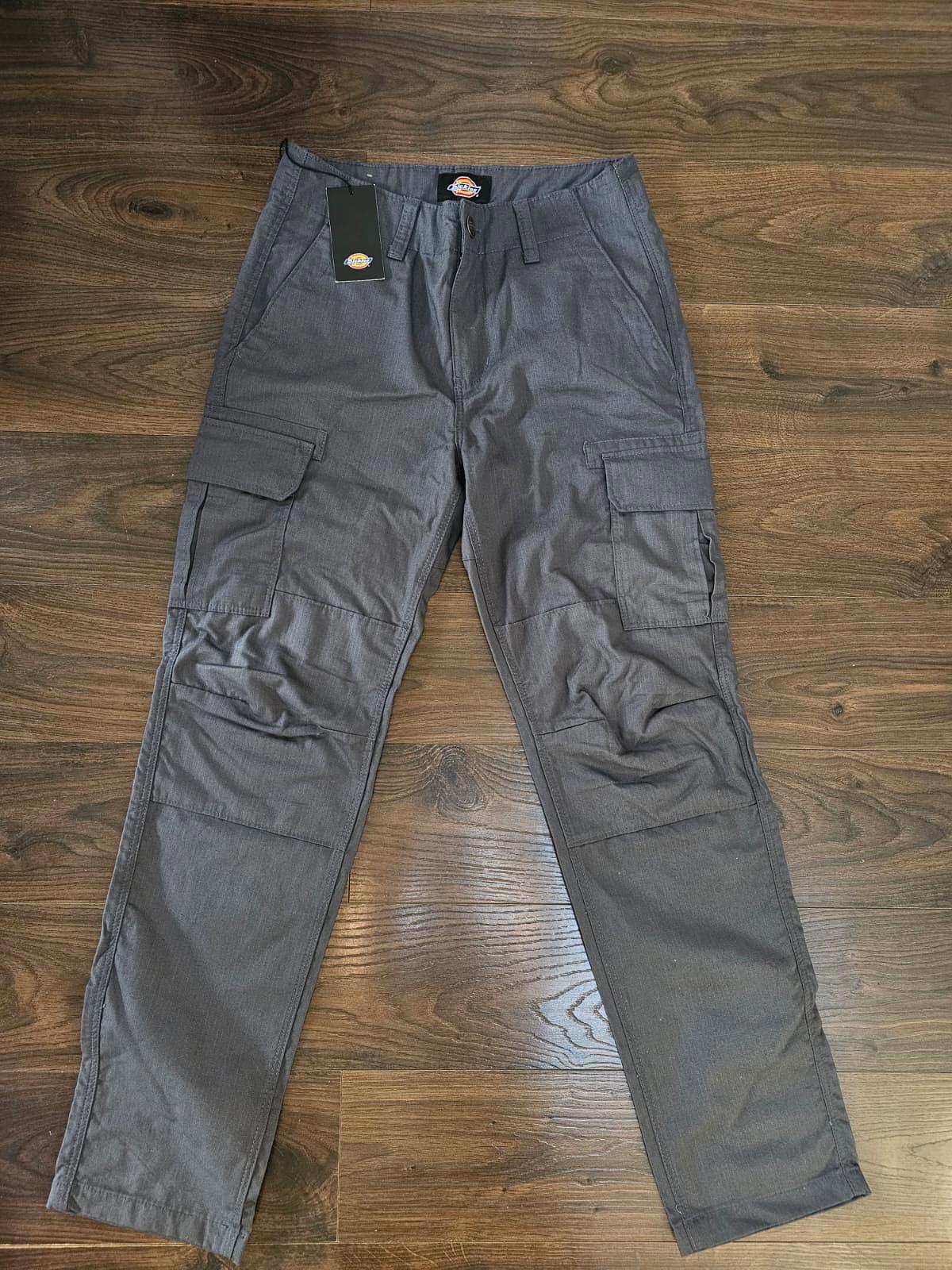 Dickies Mens Grey Cargo Pants/Trousers - W30/L32 - Dark Grey