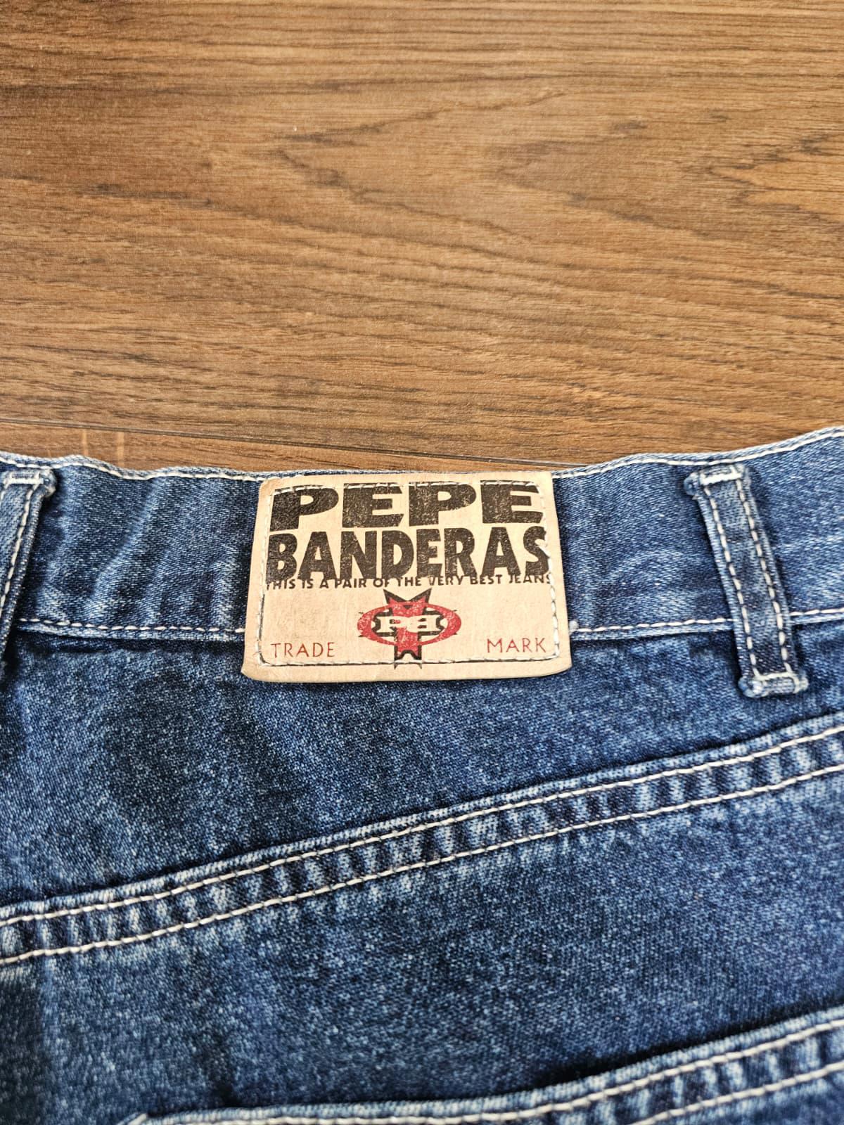 Pepe Banderas Mens Blue Denim Jean Shorts/Jorts - W30/9.5L