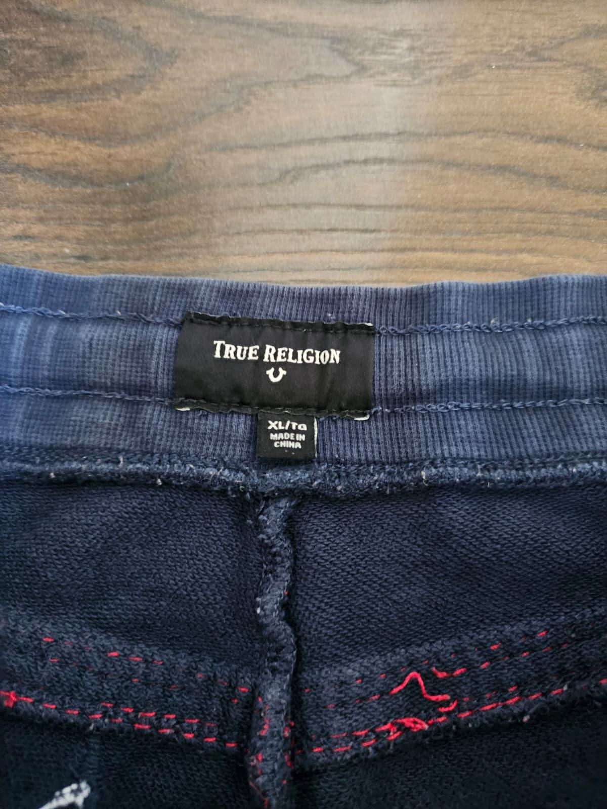 True Religion Sweat Pants/Joggers/Jogging Bottoms - XL/Extra Large - Navy/Red