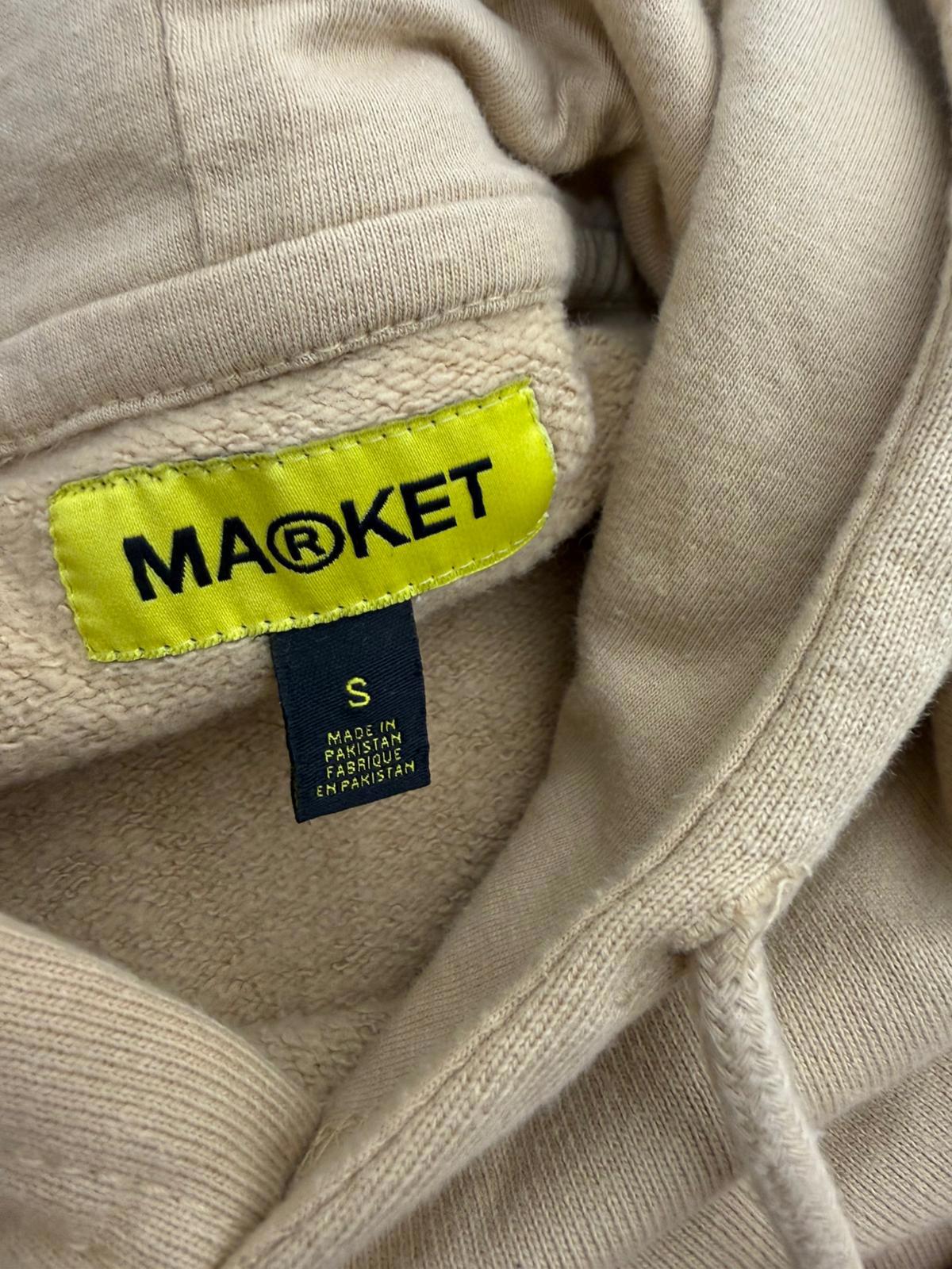 Market Work Life Balance Big Print Pullover Funky Hoodie/Jumper - S/Small