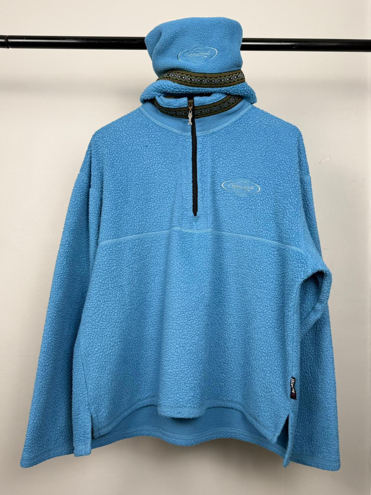 Cannondale Polartec Rare 90's Pullover 1/4 Zip Fleece Jumper & Snood - M/Medium