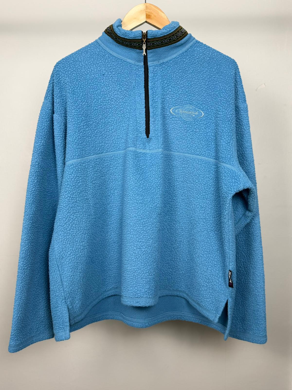 Cannondale Polartec Rare 90's Pullover 1/4 Zip Fleece Jumper & Snood - M/Medium