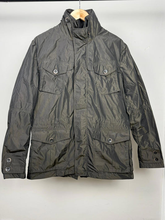 National Geographic Mens Full Zip Hooded Outdoor Wind/Rain Jacket - L/Large