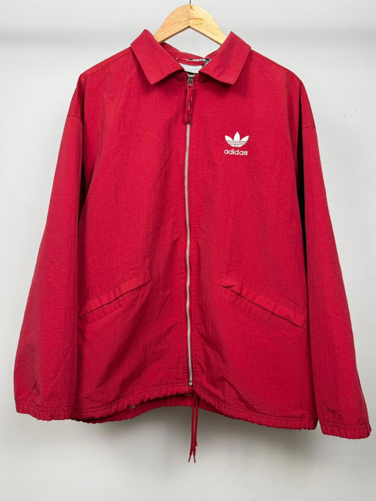 Adidas Originals Mens Vintage 90's Full Zip Windbreaker/Track Style Jacket - L