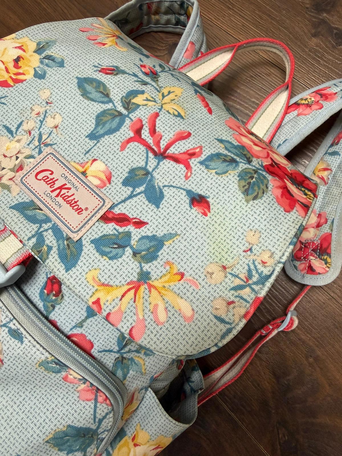 Cath Kidston Water Resistant Floral Print Back Pack/Ruck Sack - Uni School Work
